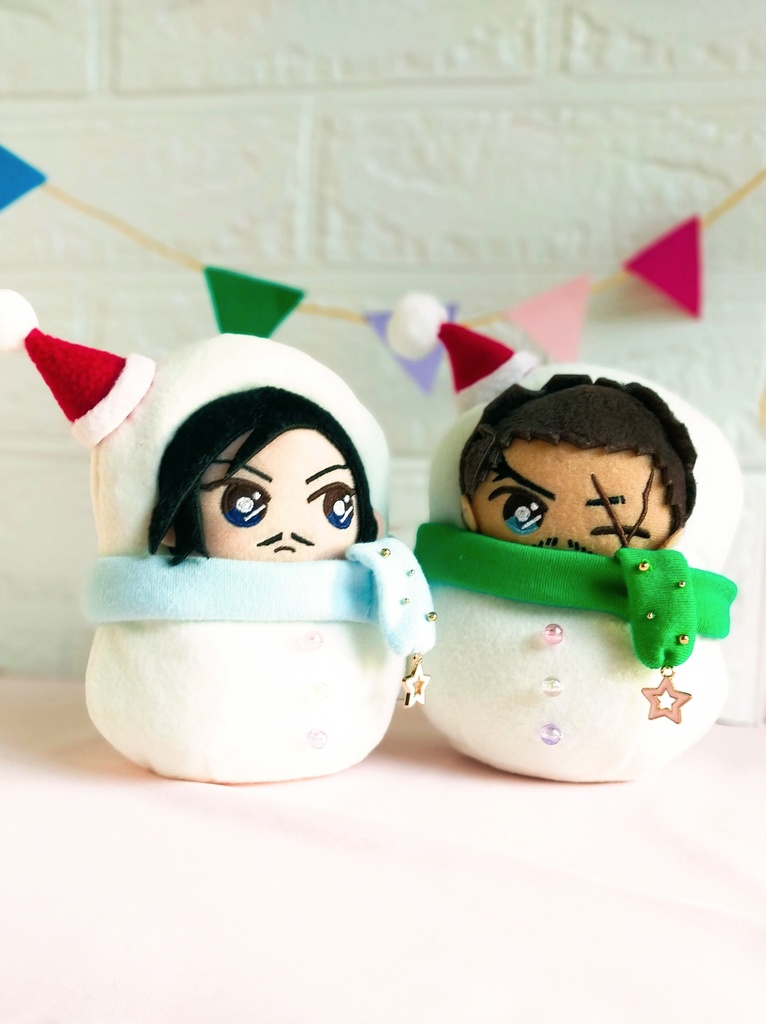 ぬい服　雪だるまの着ぐるみ選べるマフラー♪