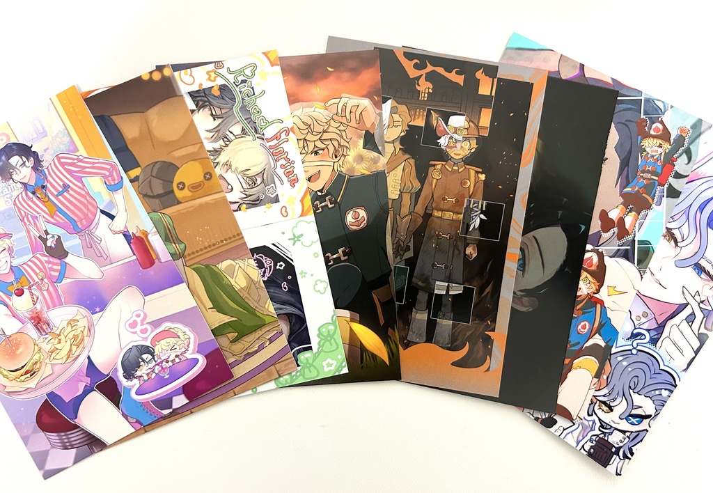 【⚔️🧯WEBオンリー限定】ポストカード8枚セット