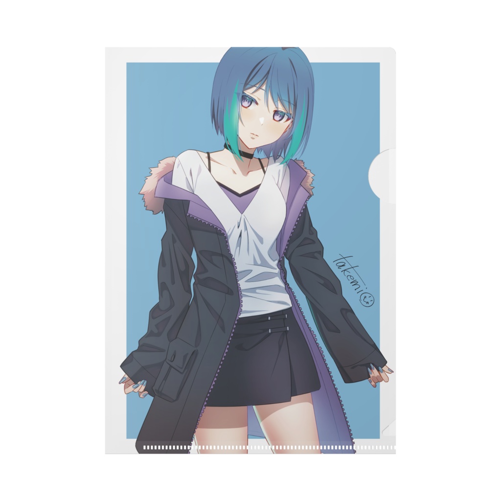 クリアファイル - A5『しずく』