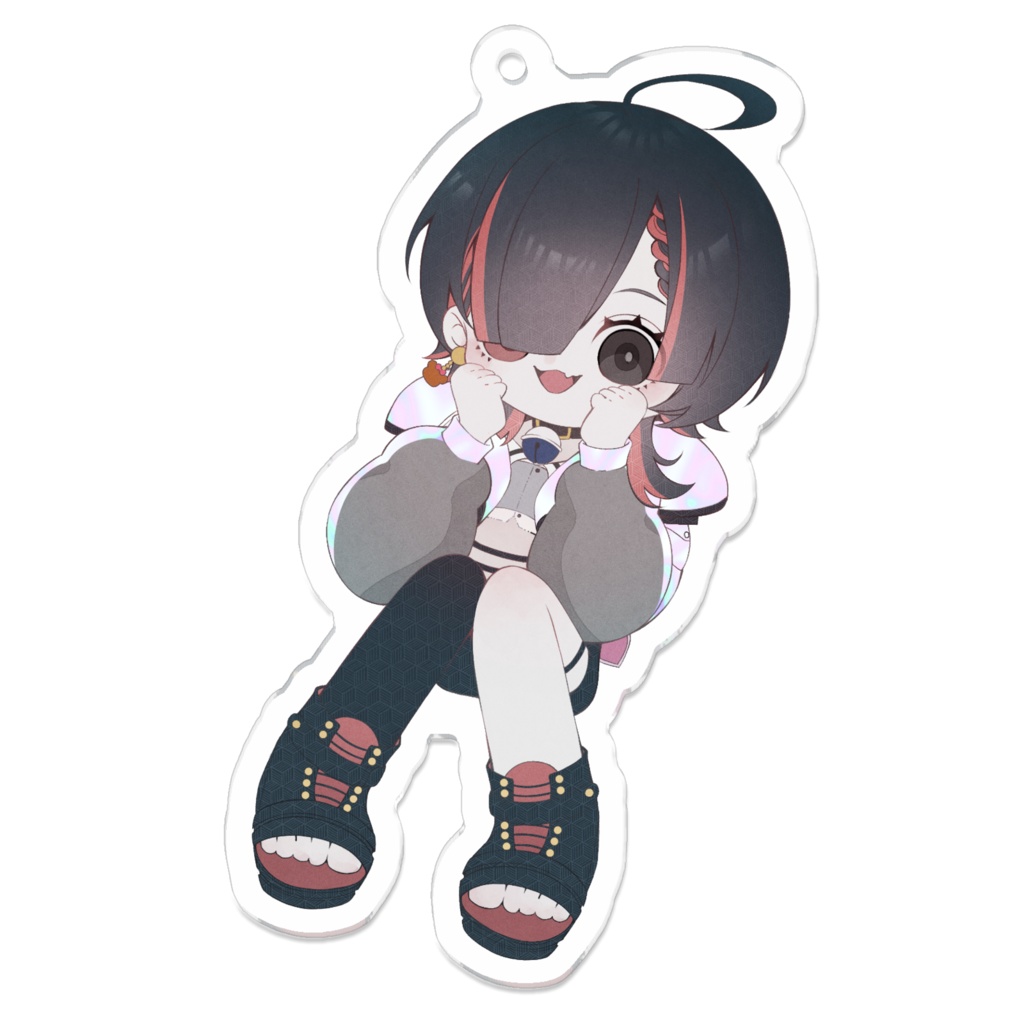 喜村花楓新ビジュミニキャラアクリルキーホルダー