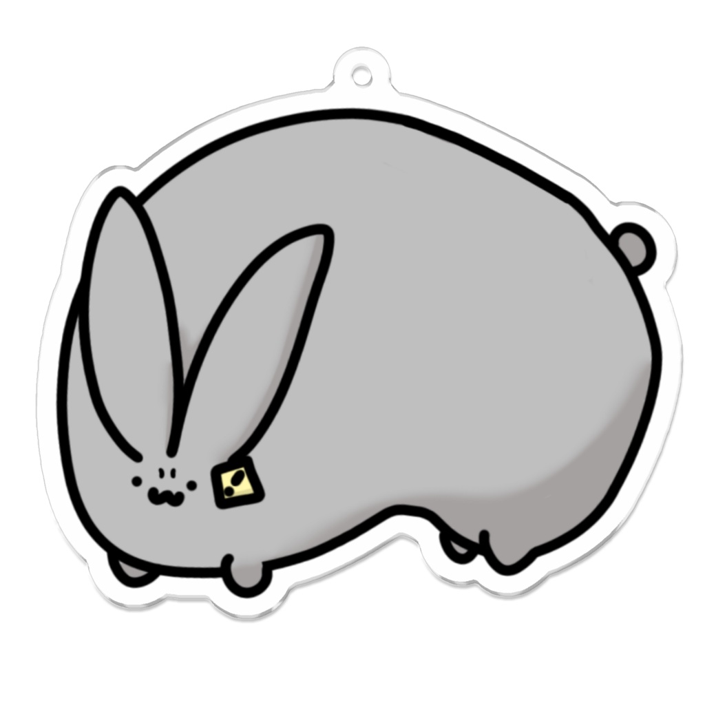 ふめいうさぎ 不本意アクキー