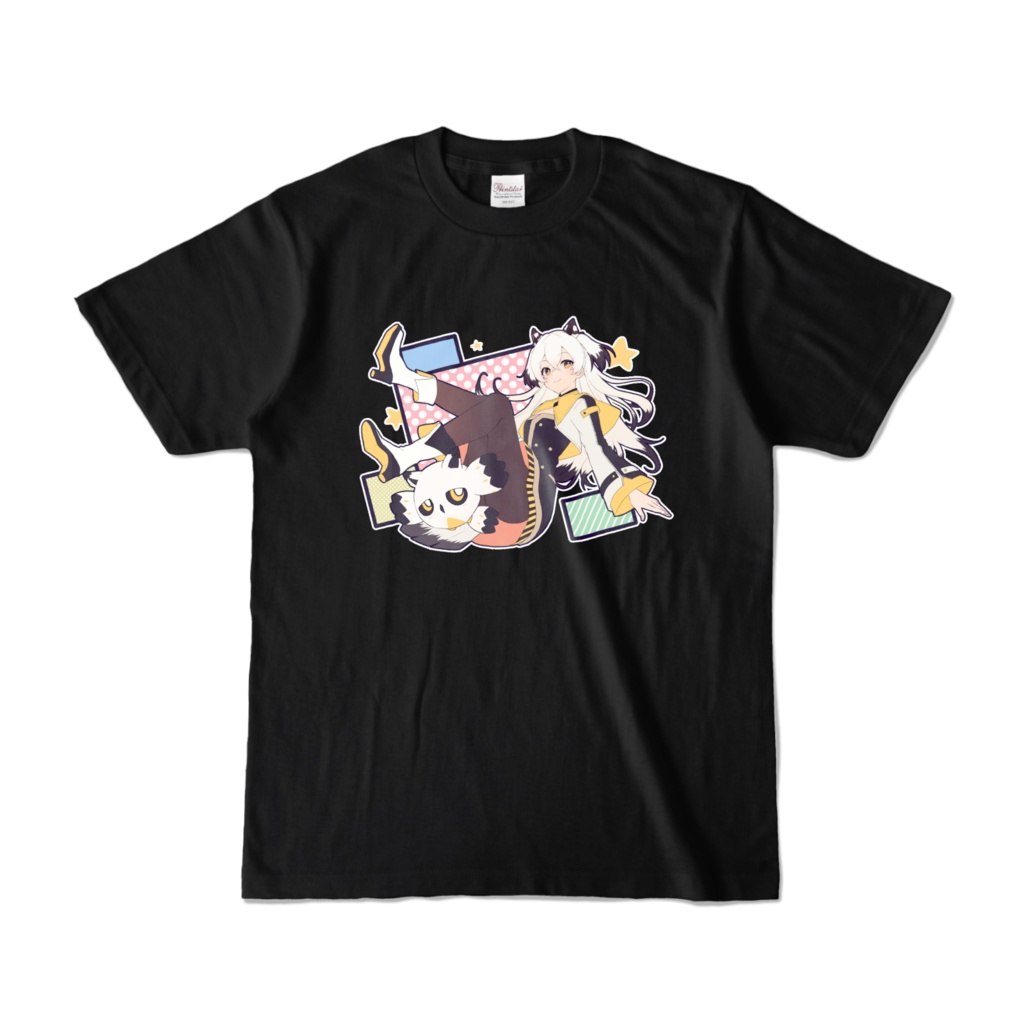 みみみちゃんTシャツ-黒