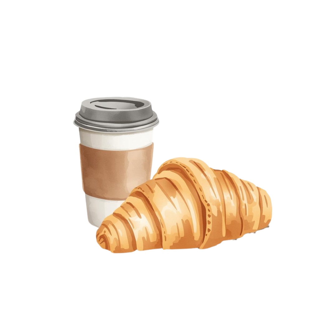 韓国風かわいい水彩クリップアート|旅行シリーズ(全10点)|PNG透明背景