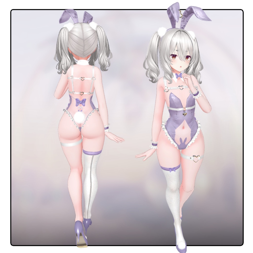 販売記念GWセール中!♡BAD HEART BUNNY♡ミルティナ対応【3D衣装】