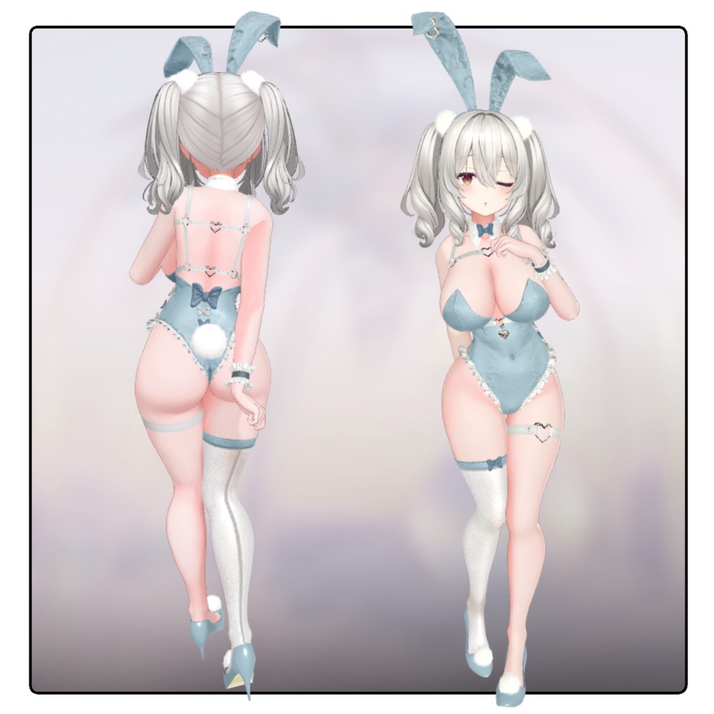 販売記念GWセール中!♡BAD HEART BUNNY♡ミルティナ対応【3D衣装】