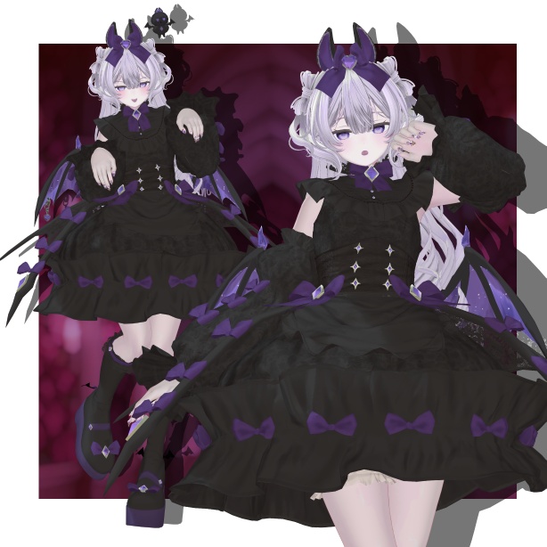 【翼&ペット無料配布中】🛍️SALE中❣🛍️ 13avatar【VRC衣装】/Vampy Maiden【ヴァンピィメイデン】