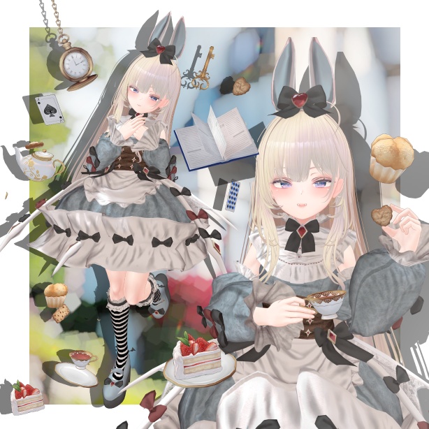 【翼&ペット無料配布中】🛍️SALE中❣🛍️ 13avatar【VRC衣装】/Vampy Maiden【ヴァンピィメイデン】