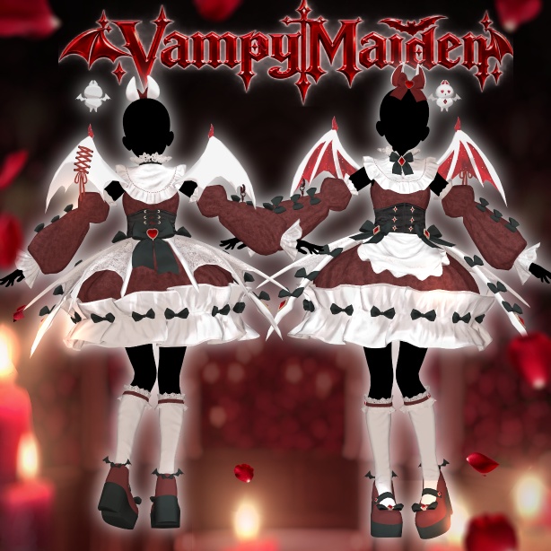 【翼&ペット無料配布中】🛍️SALE中❣🛍️ 13avatar【VRC衣装】/Vampy Maiden【ヴァンピィメイデン】