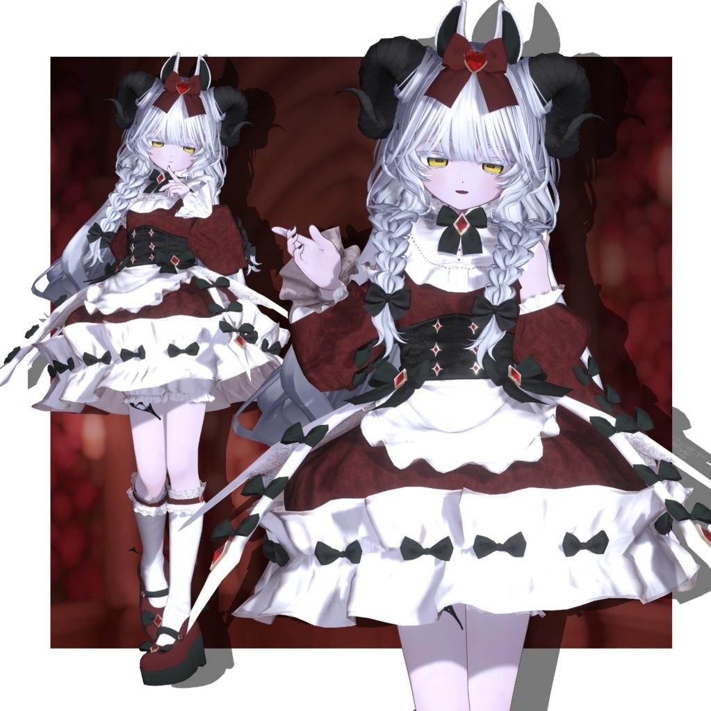 【翼&ペット無料配布中】🛍️SALE中❣🛍️ 13avatar【VRC衣装】/Vampy Maiden【ヴァンピィメイデン】