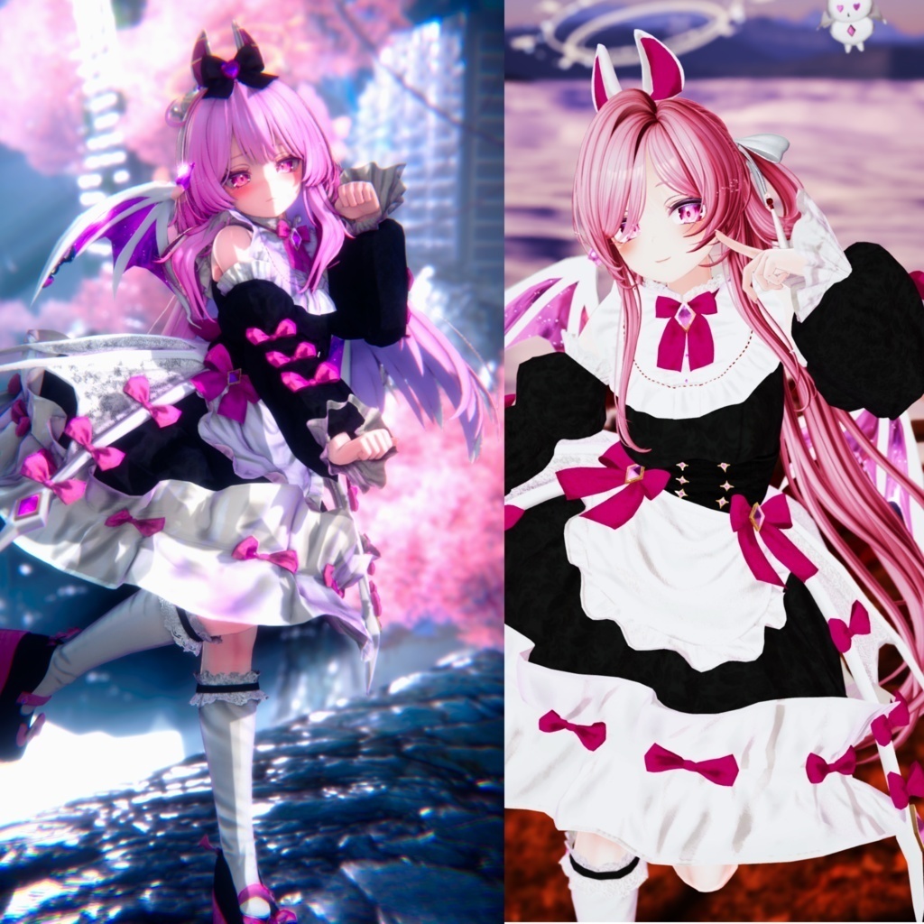 【翼&ペット無料配布中】🛍️SALE中❣🛍️ 13avatar【VRC衣装】/Vampy Maiden【ヴァンピィメイデン】