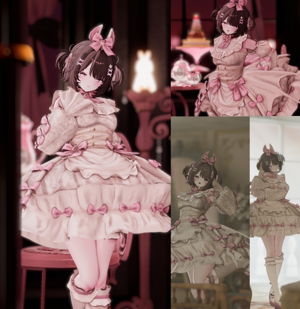 【翼&ペット無料配布中】🛍️SALE中❣🛍️ 13avatar【VRC衣装】/Vampy Maiden【ヴァンピィメイデン】