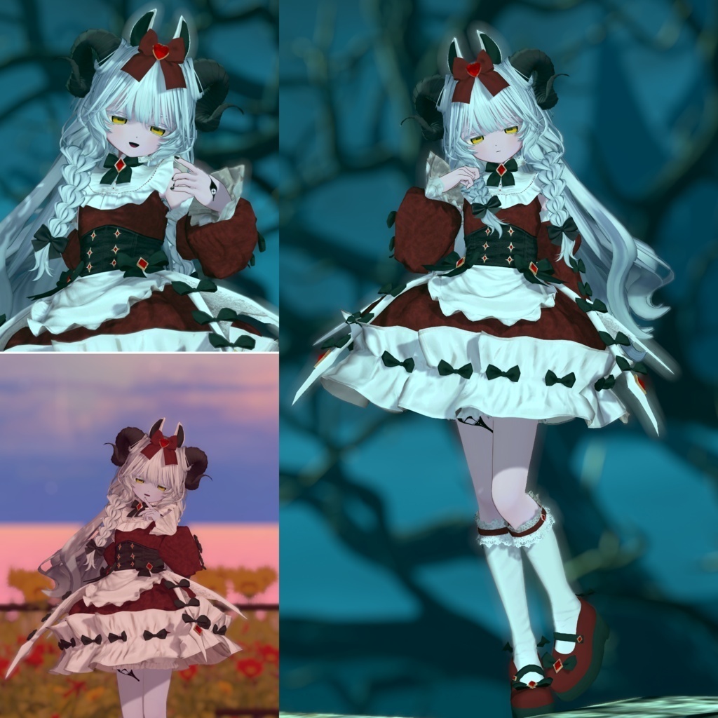 【翼&ペット無料配布中】🛍️SALE中❣🛍️ 13avatar【VRC衣装】/Vampy Maiden【ヴァンピィメイデン】