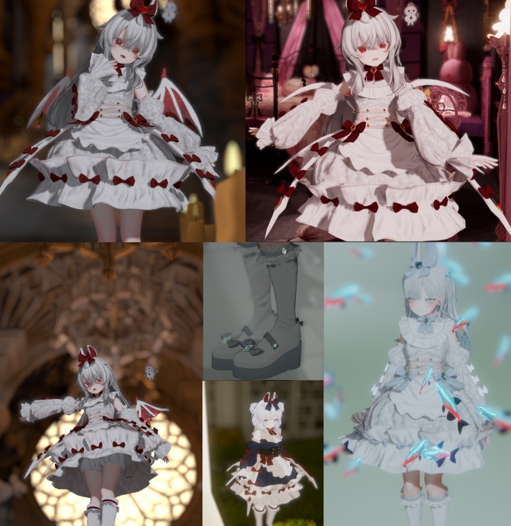 【翼&ペット無料配布中】🛍️SALE中❣🛍️ 13avatar【VRC衣装】/Vampy Maiden【ヴァンピィメイデン】