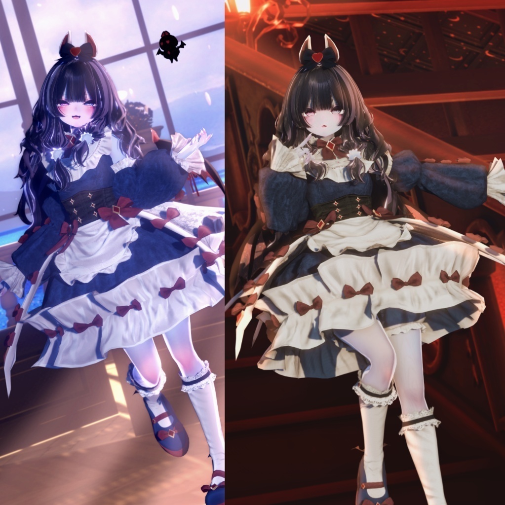 【翼&ペット無料配布中】🛍️SALE中❣🛍️ 13avatar【VRC衣装】/Vampy Maiden【ヴァンピィメイデン】