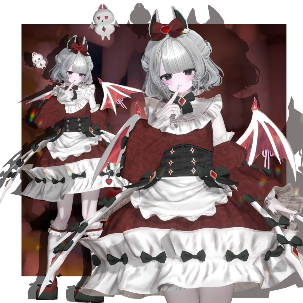 【翼&ペット無料配布中】🛍️SALE中❣🛍️ 13avatar【VRC衣装】/Vampy Maiden【ヴァンピィメイデン】