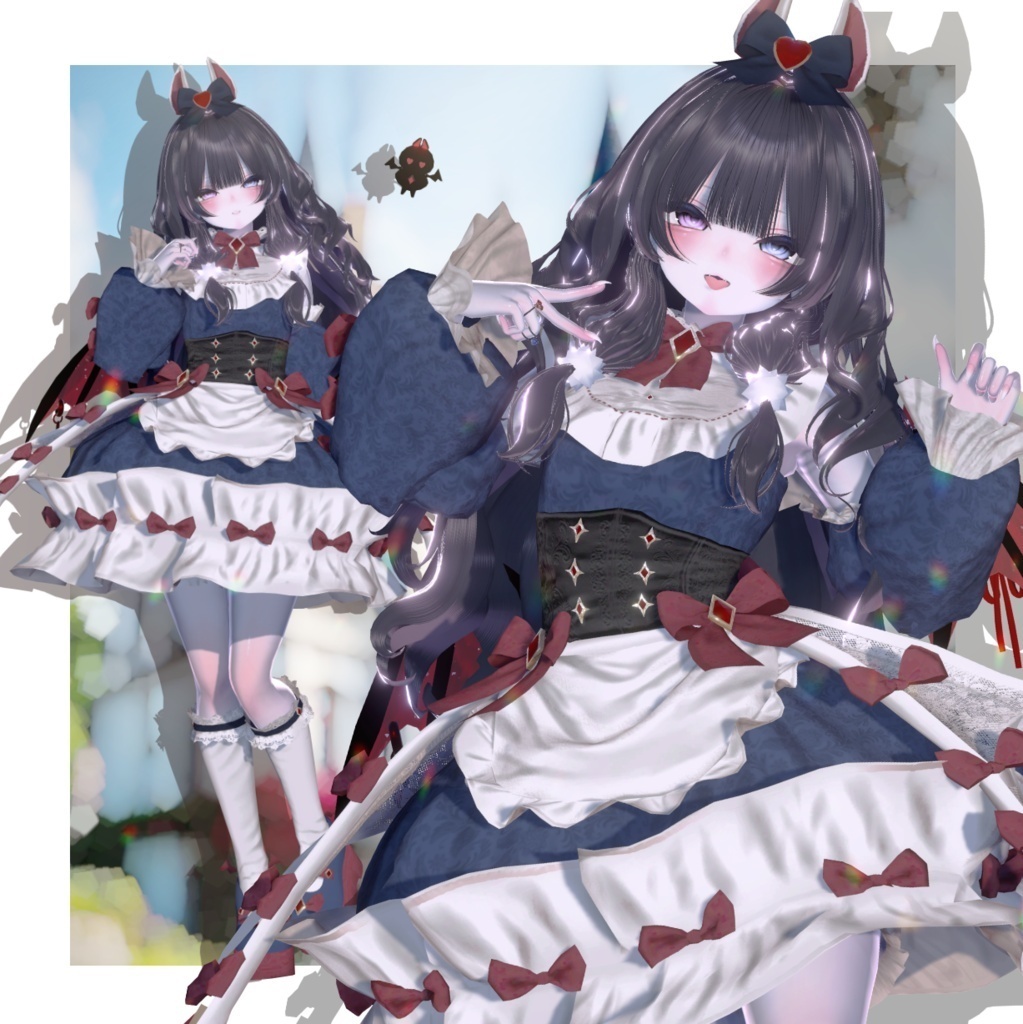 【翼&ペット無料配布中】🛍️SALE中❣🛍️ 13avatar【VRC衣装】/Vampy Maiden【ヴァンピィメイデン】