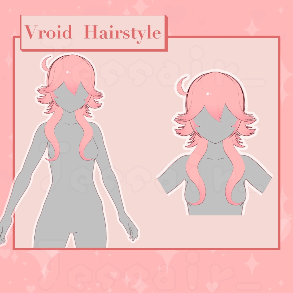 【VRoid Hairstyle Preset】Short hair with physics