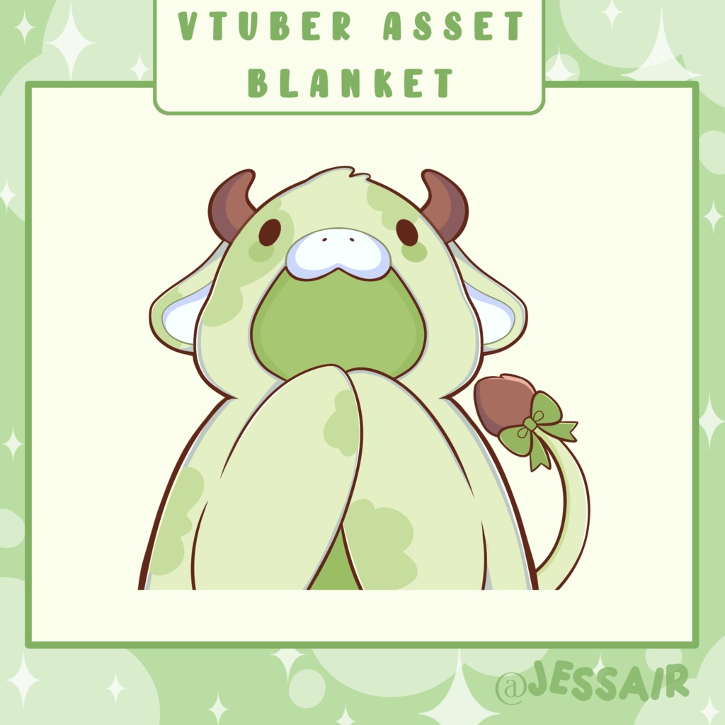 Cow Blankets for Vtuber Models | Cute Cows | Strawberry, Blueberry, Pastel