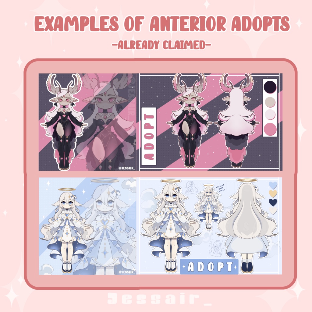 ✦ʚADOPTABLEɞ✦ | Celestial Lady | Doll Style Adoptable | Commercial Use, Original Design