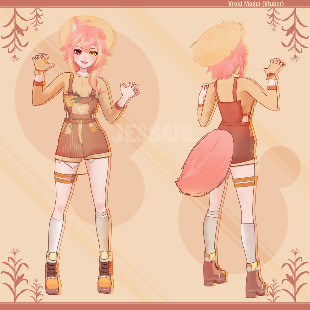 [VTuberのモデルを依頼する] VTUBER CUSTOM MODEL COMMISSION | VRChat | VRoid | VRM ...