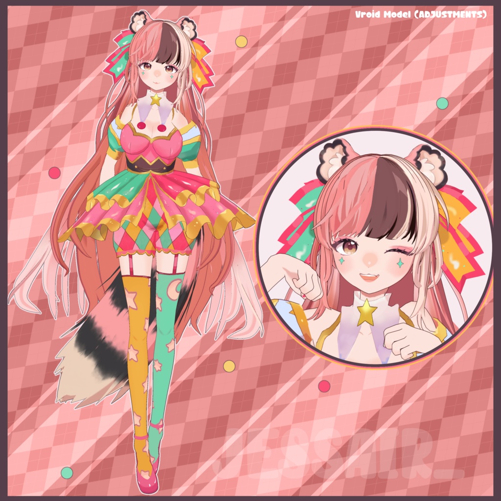 [VTuberのモデルを依頼する] VTUBER CUSTOM MODEL COMMISSION | VRChat | VRoid | VRM | Vtubing | Streaming | Vtuber Model