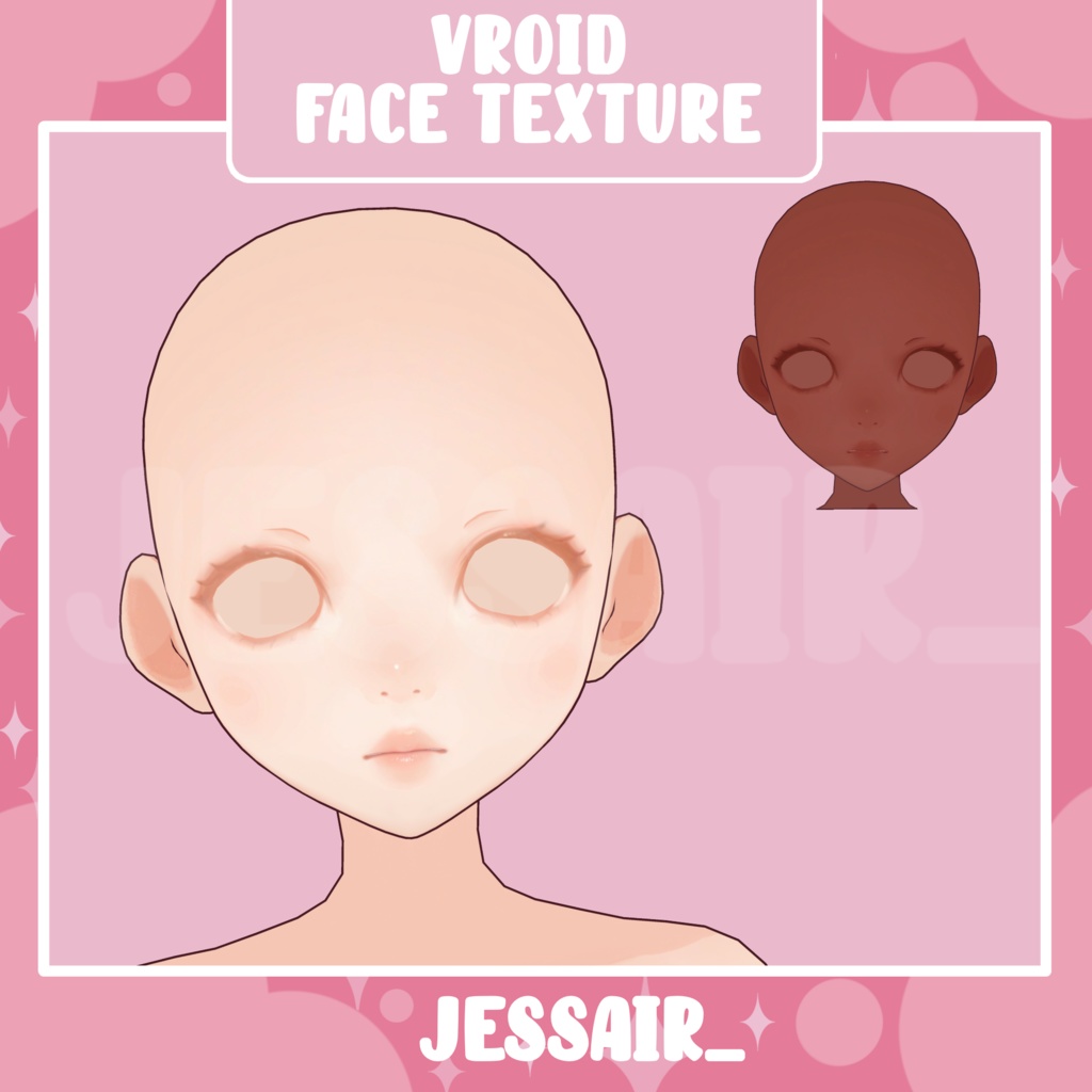 【VRoid Face Texture】Skin Texture