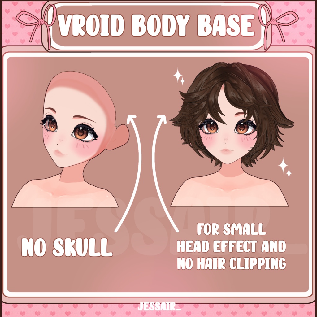【VRoid Base Model】 Vtuber Model Ready to Use | Female Vtuber | Commercial Use | Your own Vtuber model | Easy | Cute | Kawaii
