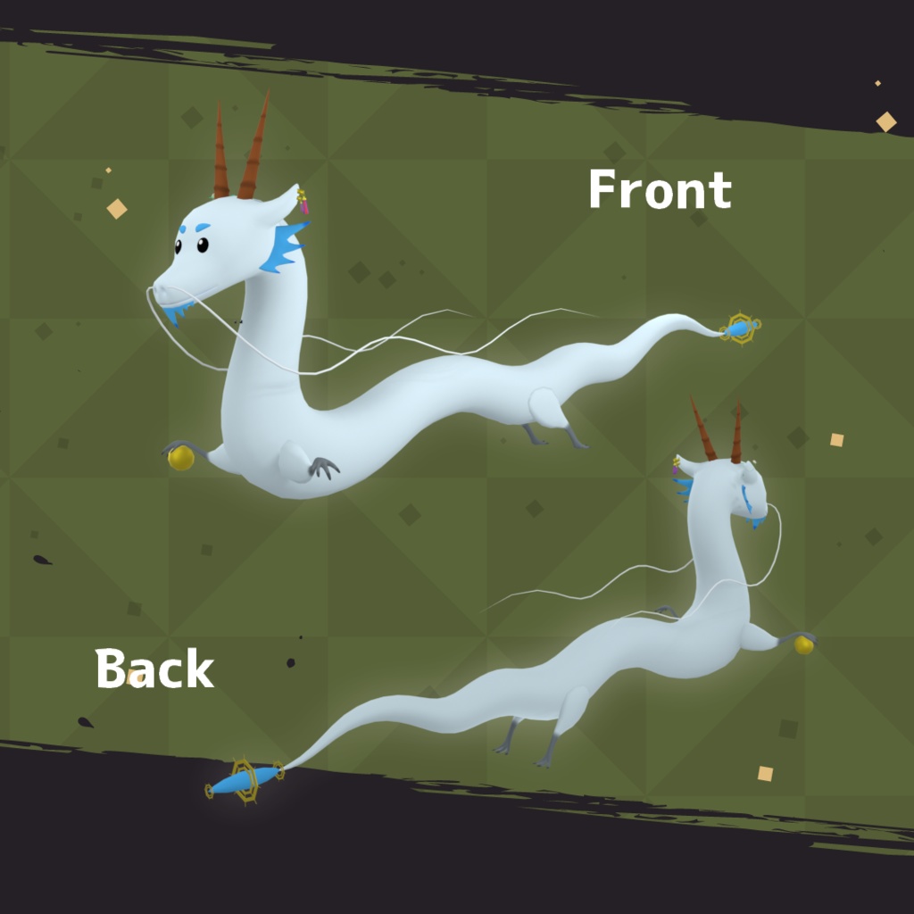 【cluster対応・VRMアバター】カワノカミ(無料サンプルあり)