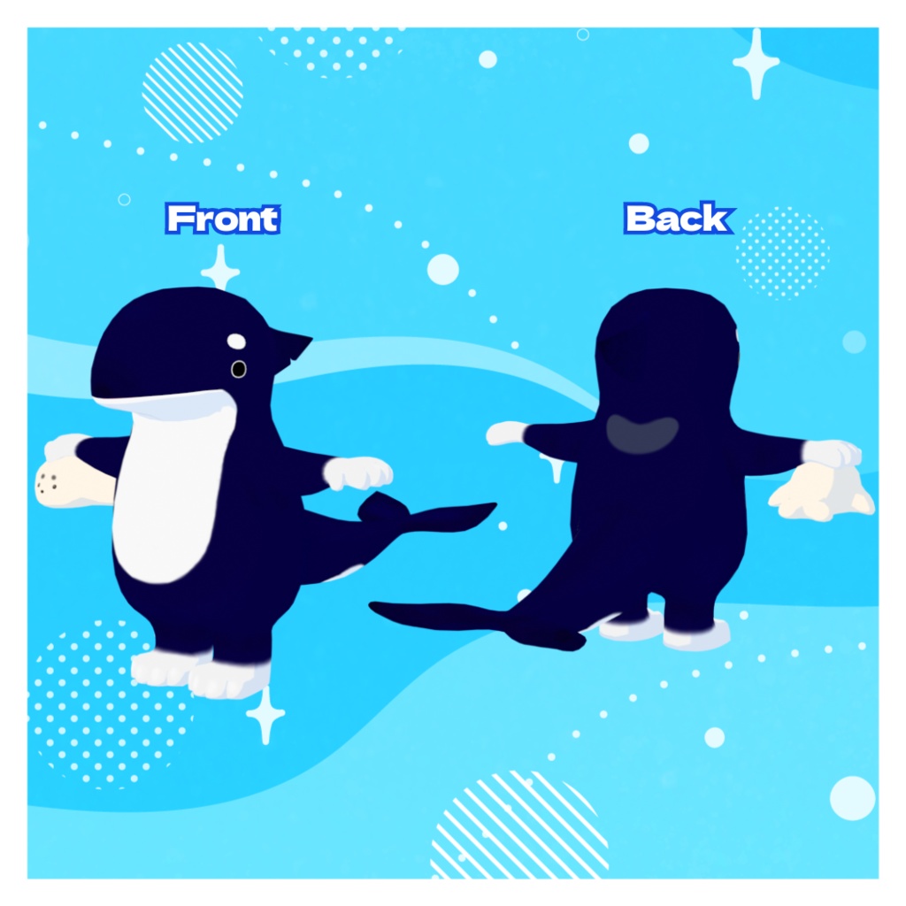 【VRC/VRM対応オリジナル3Dモデル】サザナミノヌシ