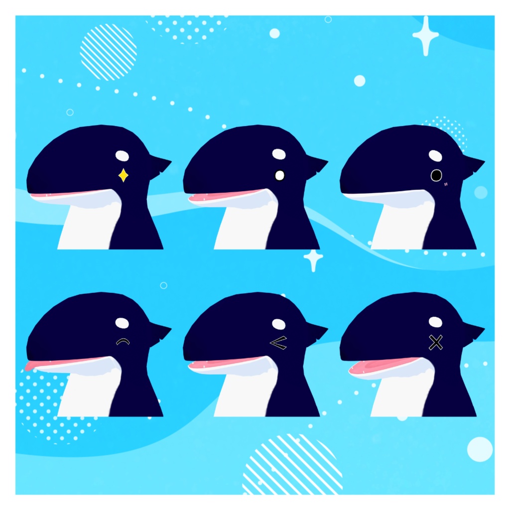 【VRC/VRM対応オリジナル3Dモデル】サザナミノヌシ