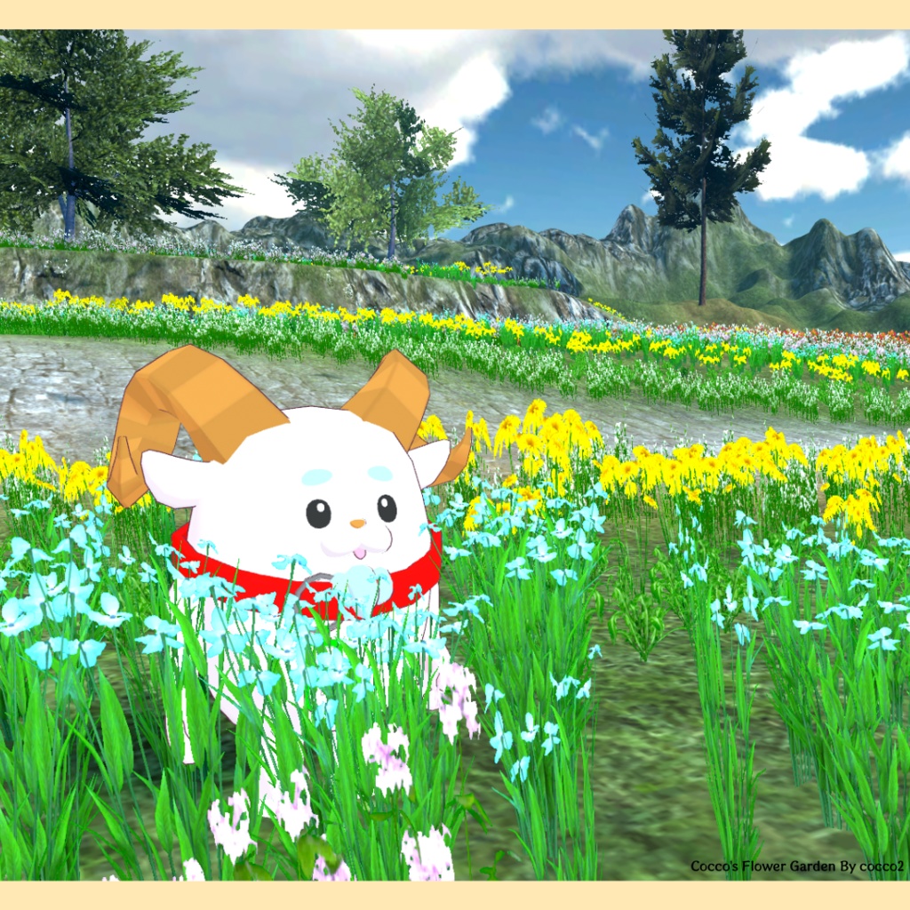 【VRC/VRM対応オリジナル3Dモデル】ヤギモドキ