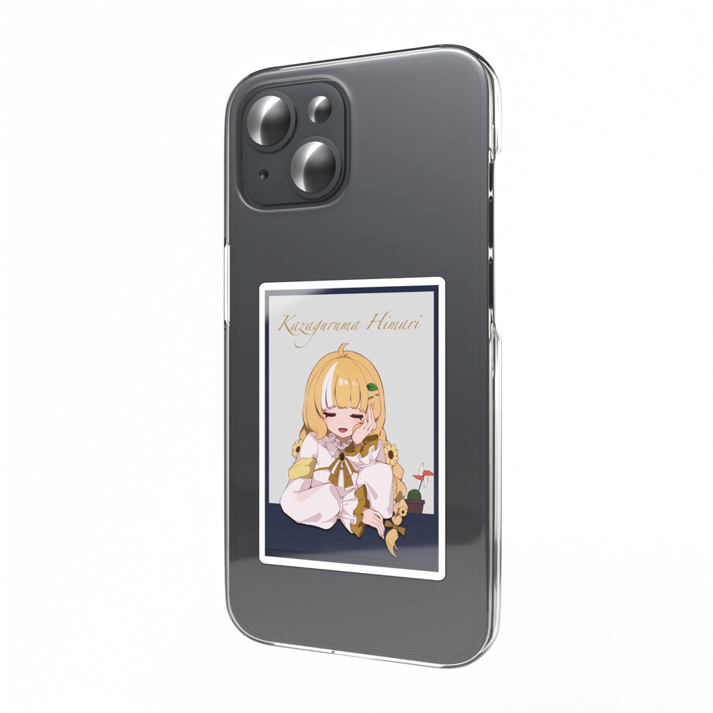 レトロチェキ風スマホステッカー