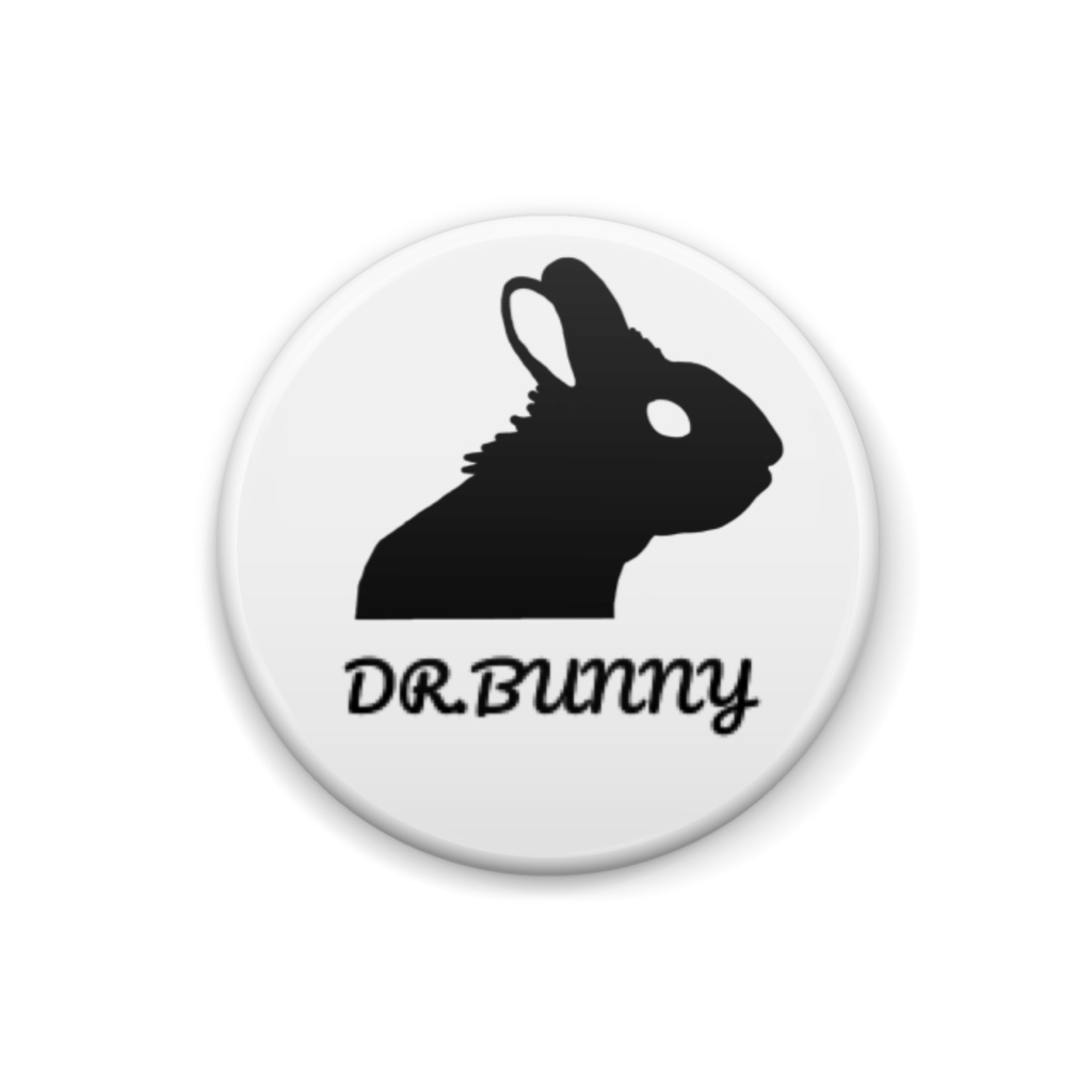 【DR.BUNNY】缶バッジ(face)