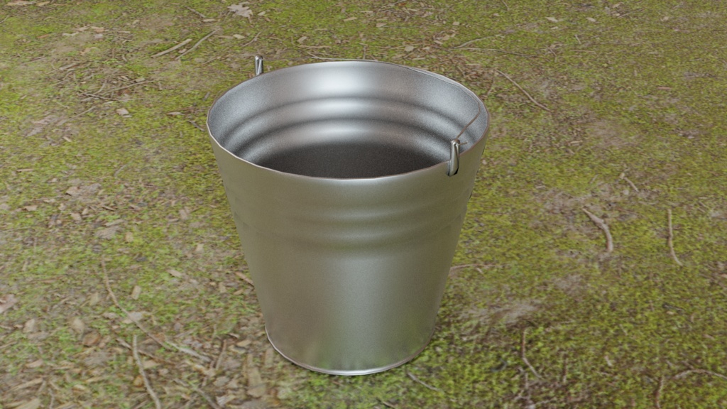 【3D素材_fbx】バケツ