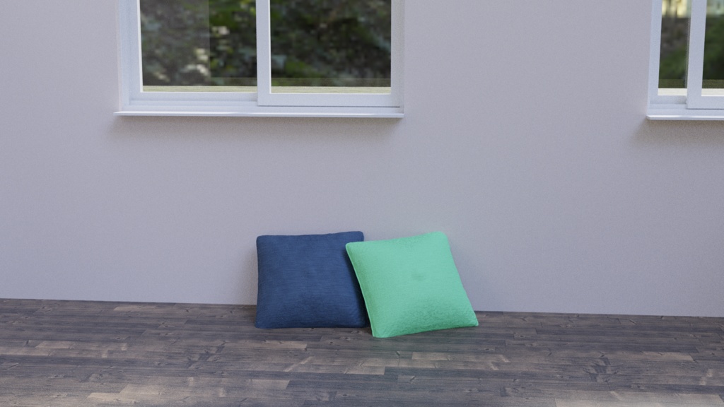 【3D素材_fbx】クッション