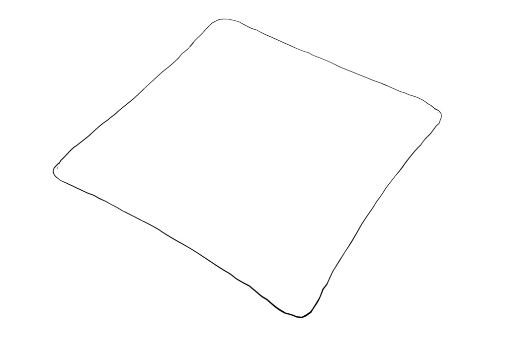 【3D素材_fbx】クッション