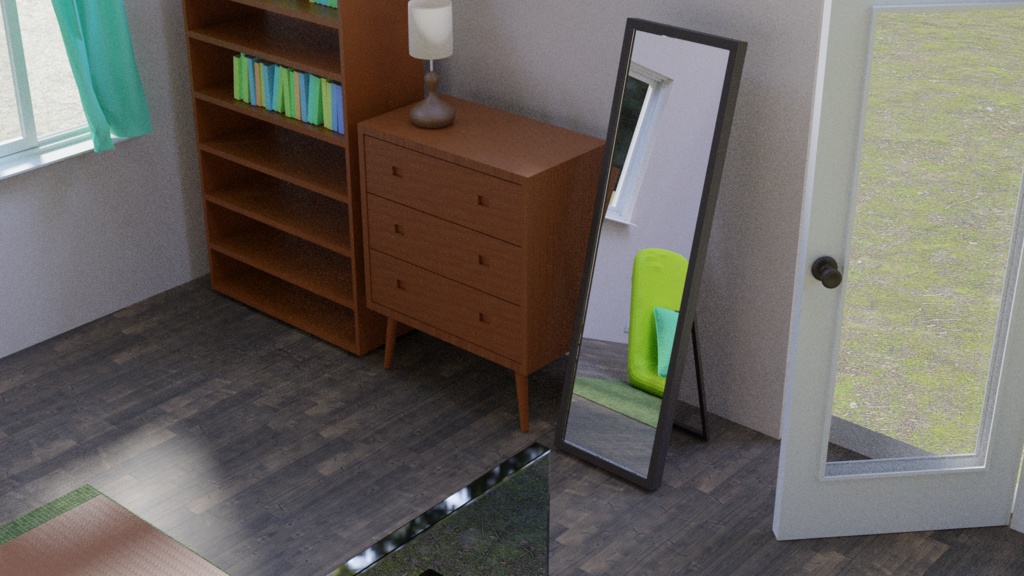 【3D素材‗fbx】立鏡
