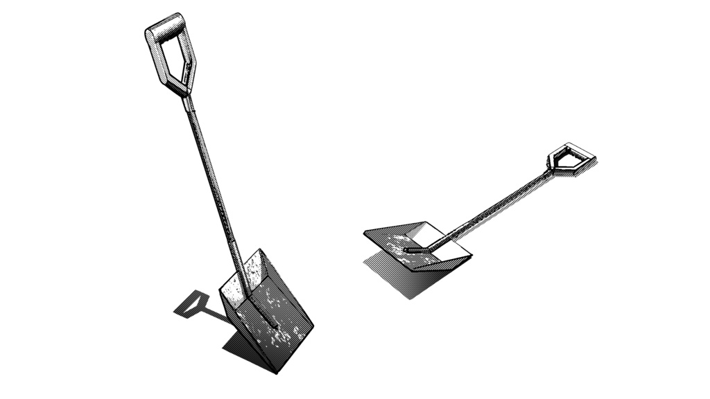 【3D素材‗fbx】スコップ