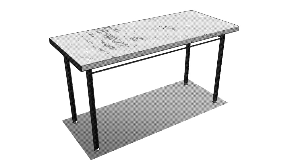 【3D素材‗fbx】テーブル