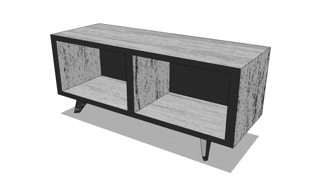 【3D素材_fbx】テレビ台