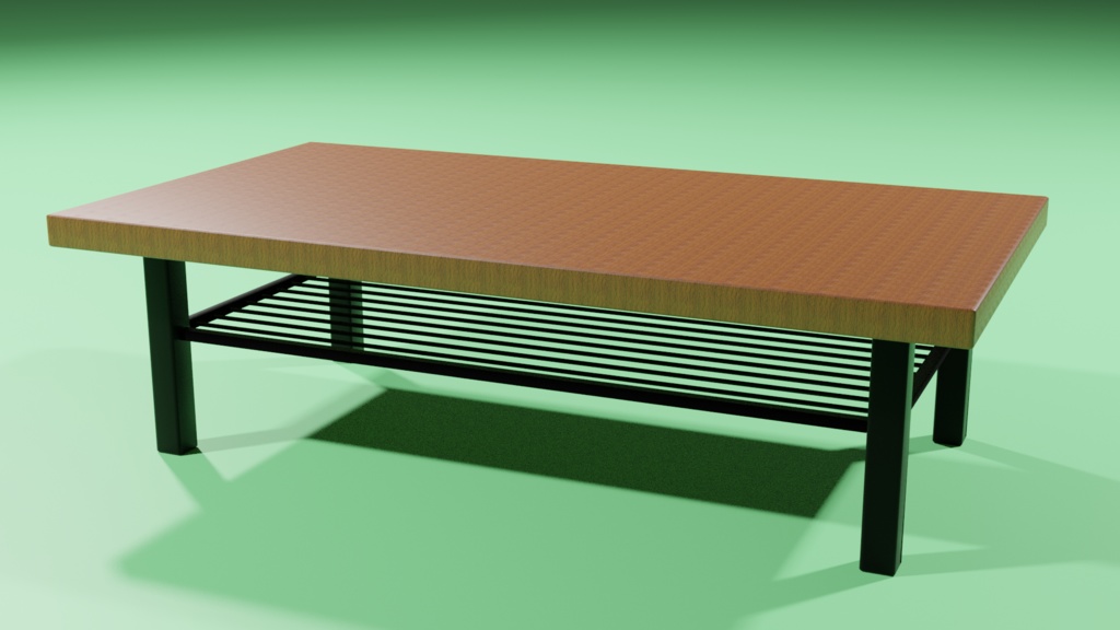 【3D素材_fbx】ローテーブル