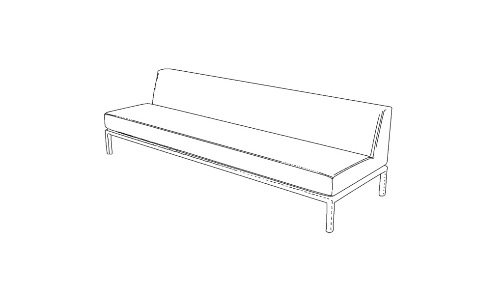 【3D素材_fbx】ソファ