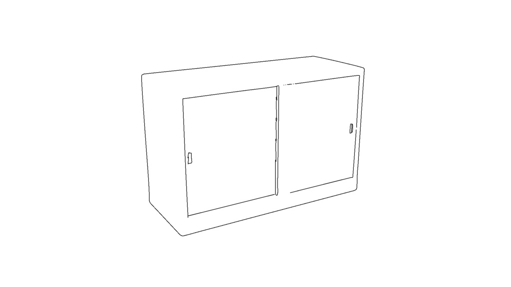 【3D素材_fbx】キャビネット