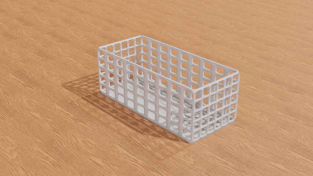 【3D素材_fbx】かご