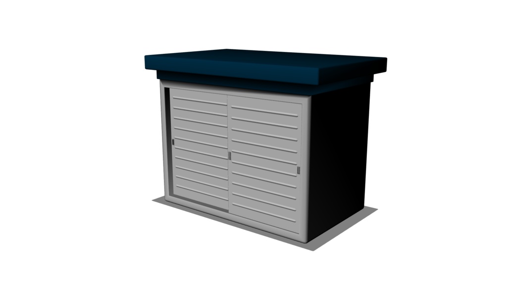 【3D素材_fbx】物置