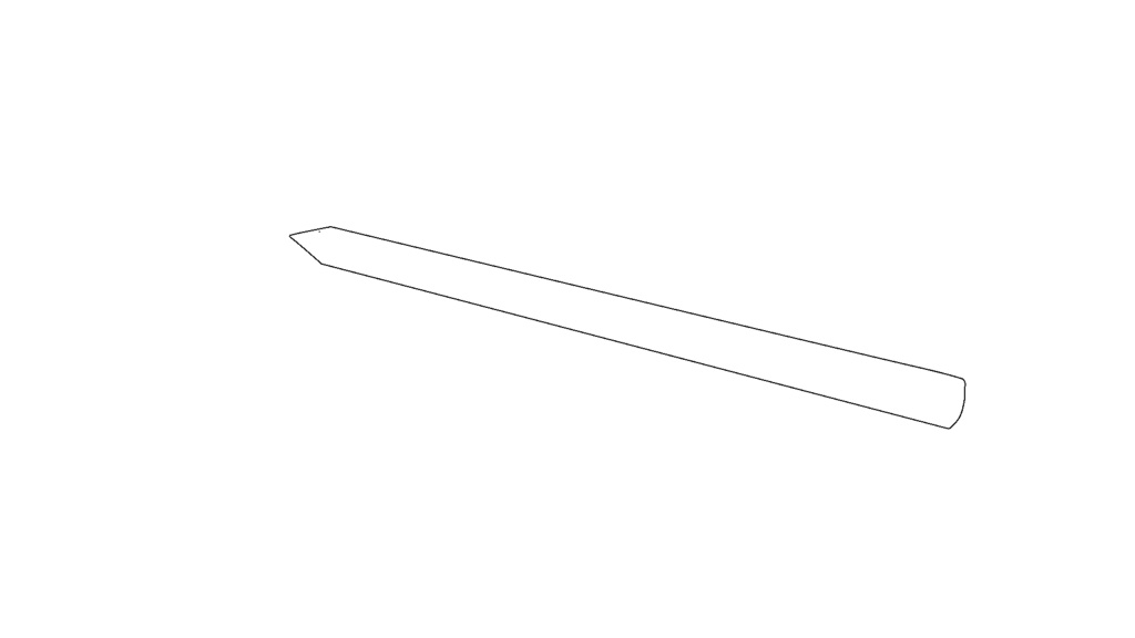 【3D素材_fbx】鉛筆