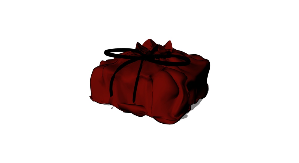 【3D素材_fbx】おせち 重箱袋