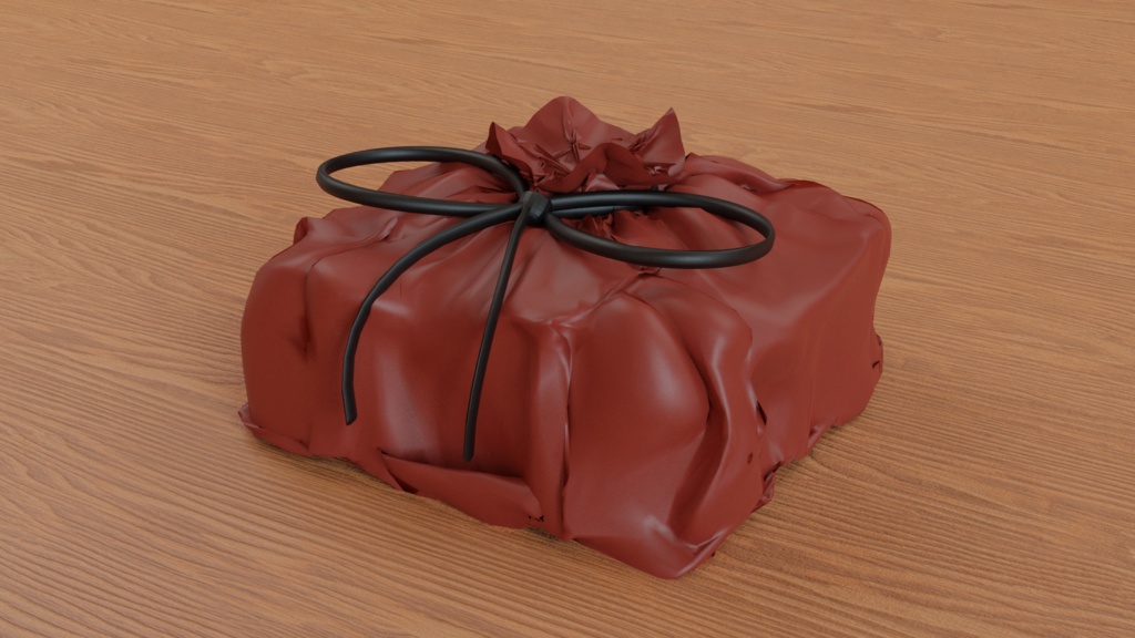 【3D素材_fbx】おせち 重箱袋