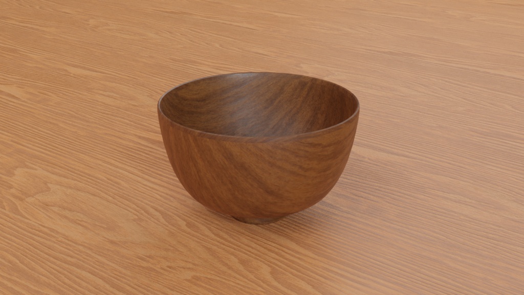【3D素材_fbx】お碗