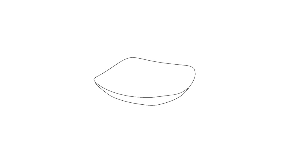 【3D素材_fbx】お皿